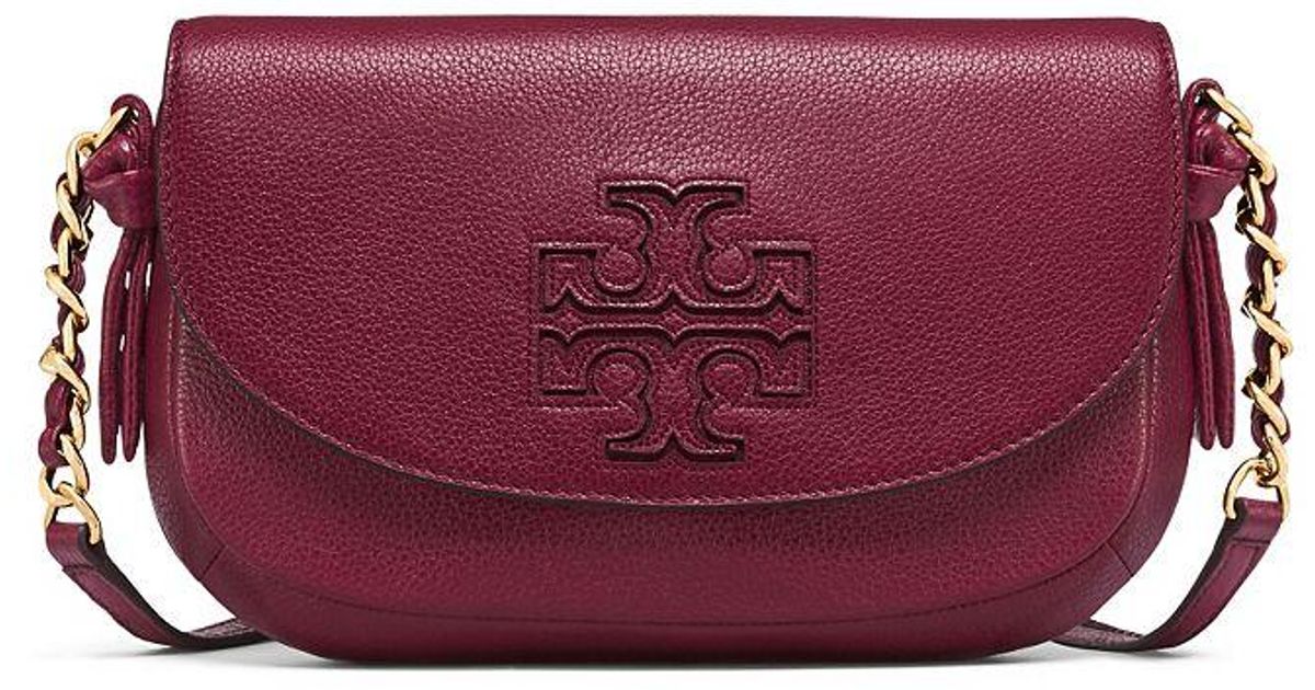 Tory Burch Leather Harper Mini Crossbody Lyst